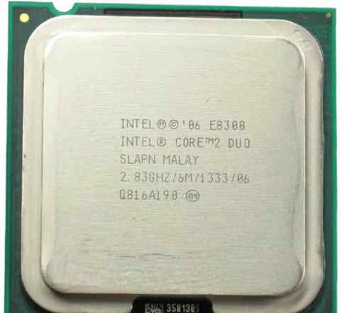 Intel Core 2 Duo E8300 2830MHz, L2 6144Kb