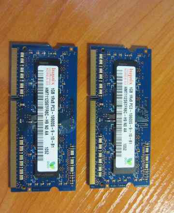 Модуль памяти Hynix DDR3 1333 SO-dimm 1Gb 2шт