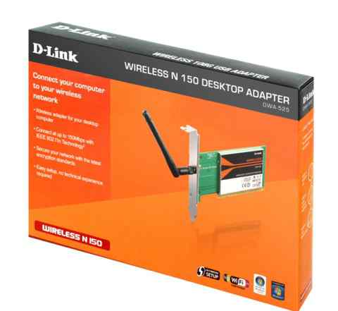 D-Link Wireless N150 desktop adapter