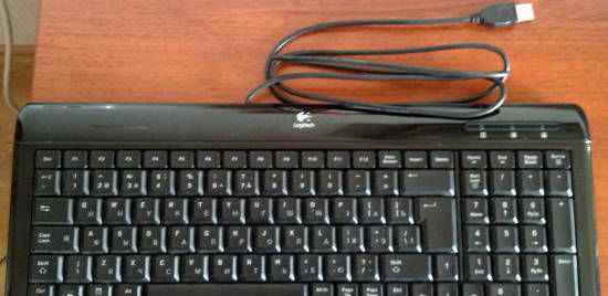 Клавиатура Logitech Ultra-Flat Keyboard Black