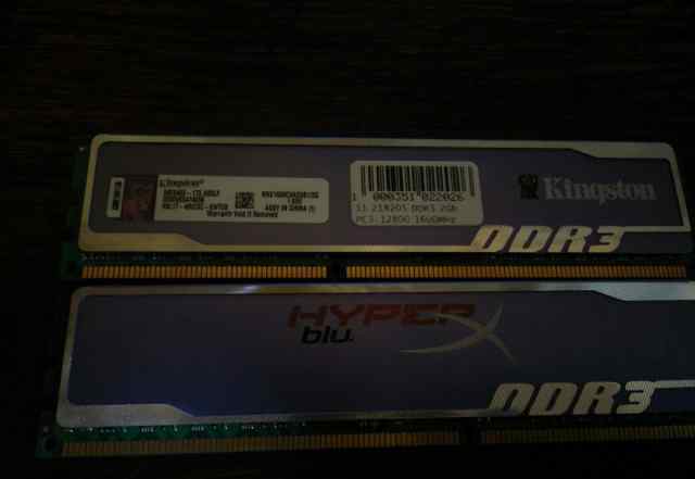 Kingston DDR3 4Gb (2х2gb) KHX1600C9AD3B1K2/2G