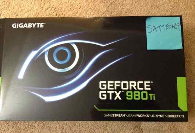 Видеокарта Gigabyte nvidia GeForce GTX 980 Ti 6gb