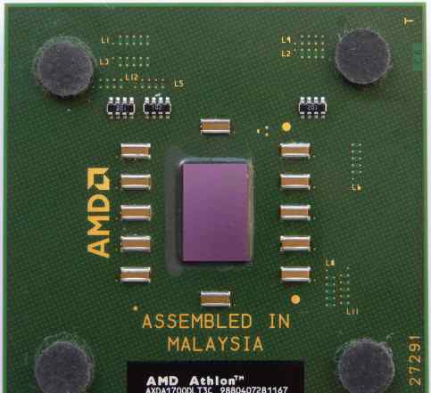 AMD Athlon XP 1700+ Thoroughbred. Зеленоград