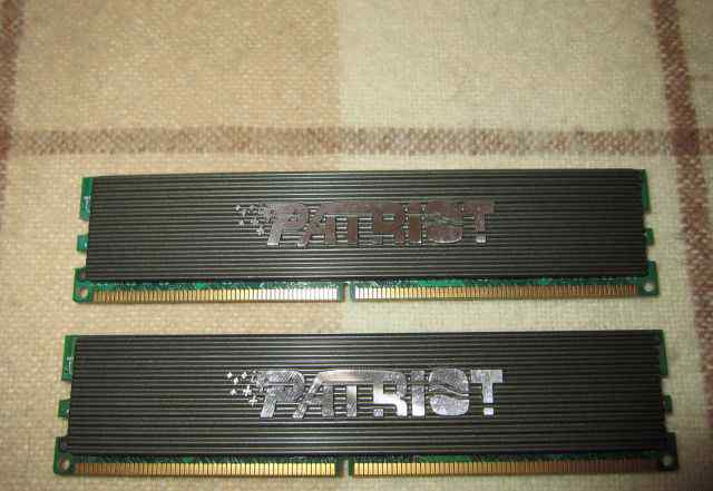 DDR2 800Mhz 2Gb (2 x1 Gb) Patriot PDC22G6400LLK