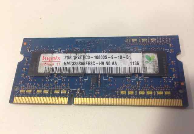 Озу для ноутбука hynix DDR3 SO-dimm 2GB