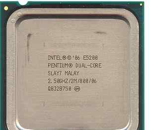Intel Pentium Dual Core E5200