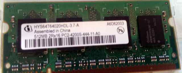 Для ноутбука DDR2 533 sodimm 1Gb PC2 4200s