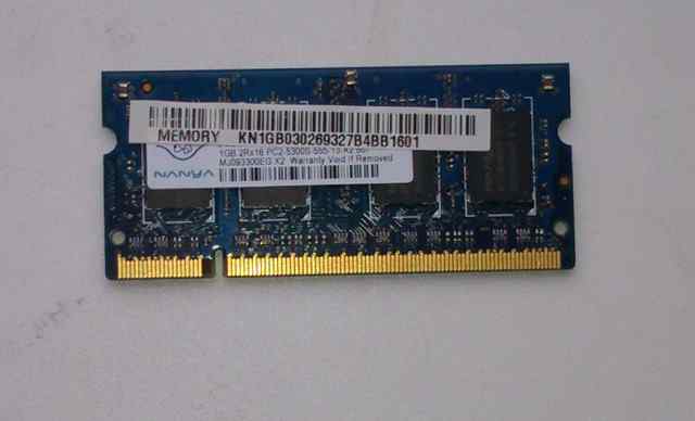 SO dimm 1Gb 2шт DDR2 Оперативная память