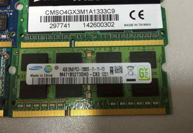 Оперативная память DDR3 1600 мгц PC3-12800