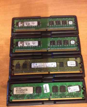Оперативная память типа DDR2-800 и Kingston KVR667