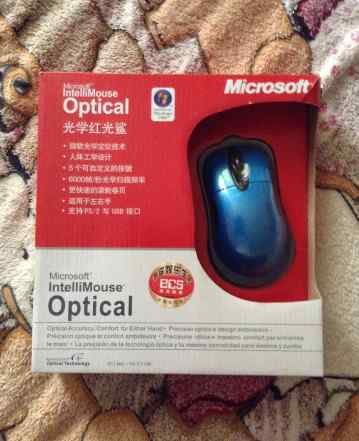 Microsoft intellimouse optical 1.1 игровая мышь 60