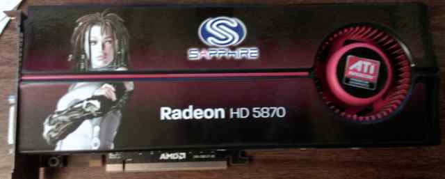 Видеокарта Sapphire Radeon HD 5870