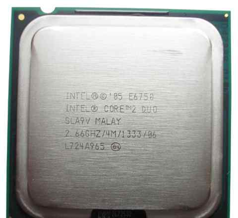 Intel core 2 duo 6750