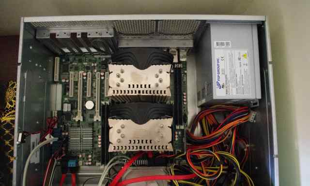 Сервер 4U 2хXeon 2620v2/32Gb ECC Reg/SSD 512Gb