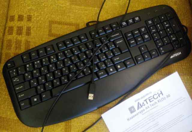 Клавиатура A4Tech KLS-30 USB Black