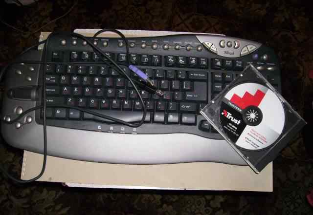 Клавиатура trust easy scroll silverline keyboard