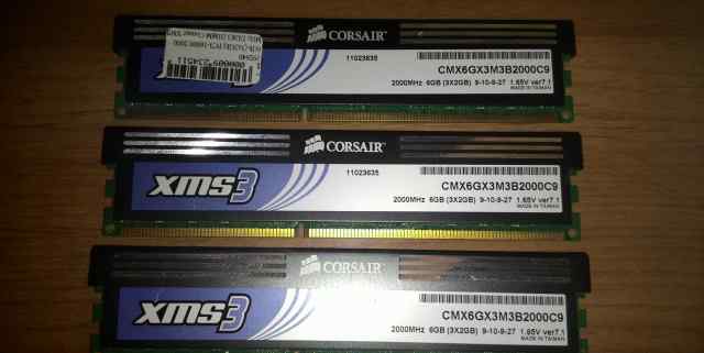 Corsair CMX6GX3M3B2000C9 "DDR3-6GB"