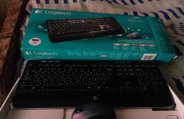 Logitech Wireless Combo MK520 Black