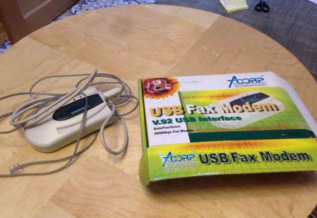 USB fax modem acorp v92
