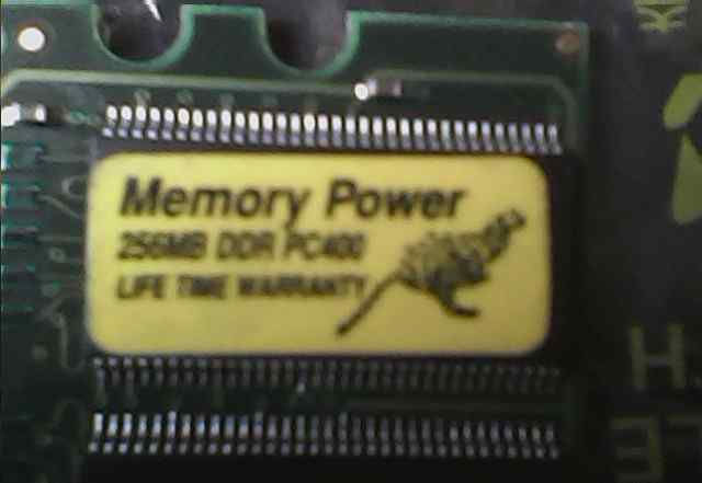 Память 2х256MB PC400