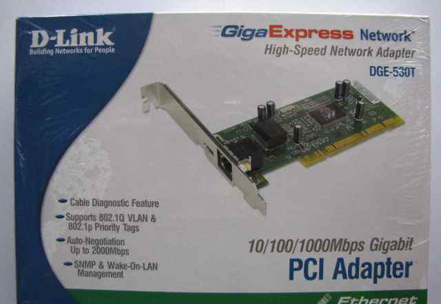 Новый сетевой (LAN) PCI-адаптер D-Link DGE-530T