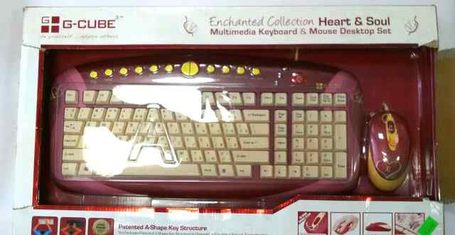 Комплект клавиатура + мышь G-Cube gkse-2728S