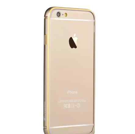 Продаю золотой бампер на iPhone 6+