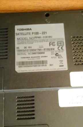 Ноутбук Toshiba Satellite P100