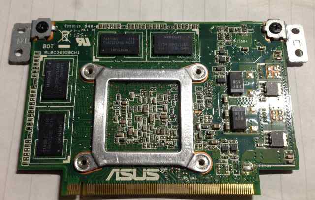  Видеокарту GeForce GT555M 2Gb (Asus n55s)