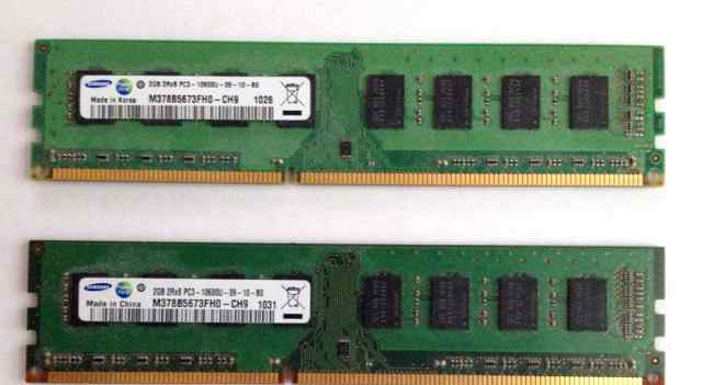 Samsung DDR3 1333 dimm 2Gb