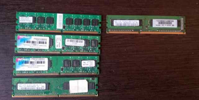Оперативная память DDR2 и DDR3 1GB