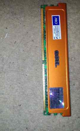 Оперативка DDR2 800MHz Geil GX22GB6400UDC 2x1GB