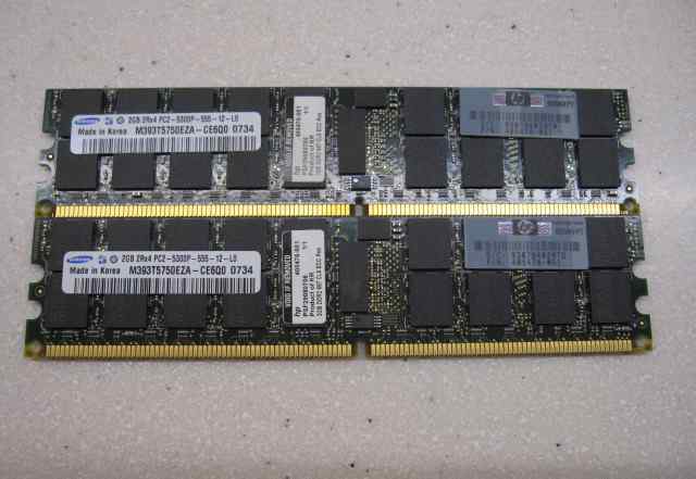 Samsung серверная DDR2 667MHz 2Gb Ecc Reg