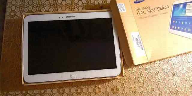 Новый Samsung Galaxy Tab 3 10.1 белый без sim