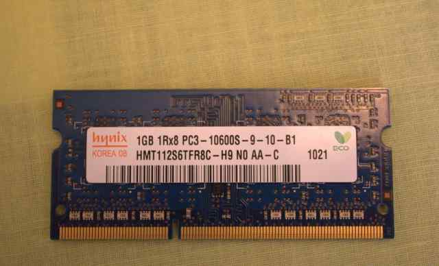 Оперативная память Hynix DDR3 sodimm 1Gb