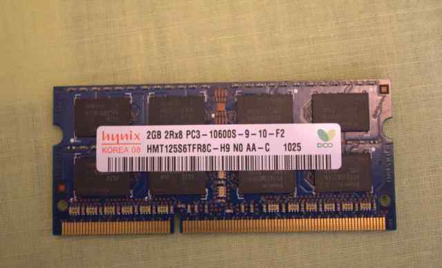 Оперативная память Hynix DDR3 so-dimm 2Gb