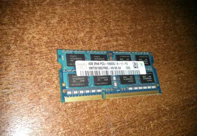 Память для ноутбука DDR3 hynix 4GB 1333 мгц