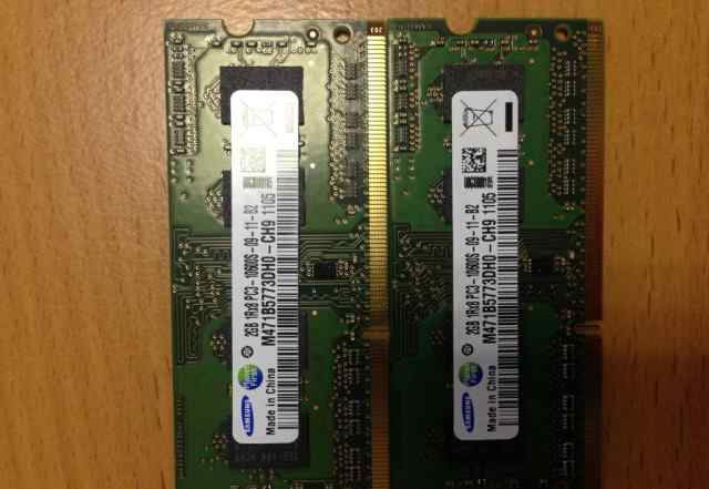 Модуль памяти Samsung DDR3 RAM 2GB 1Rx8 PC3-10600S