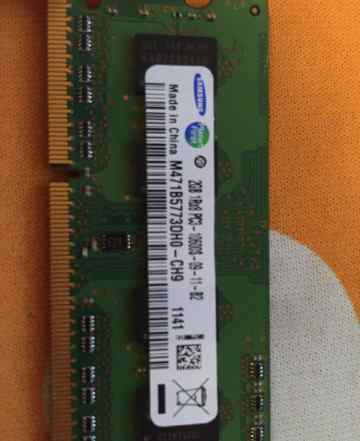 Samsung DDR3 SO-dimm 2Gb PC3-10600S
