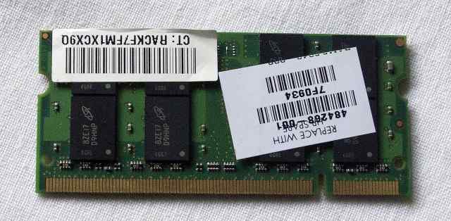 Память для ноутбука DDR2 6400 2 Gb