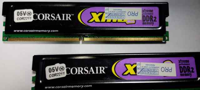 DDR2 Corsair CM2X512A-4300C3 512MBx2 1GB набор