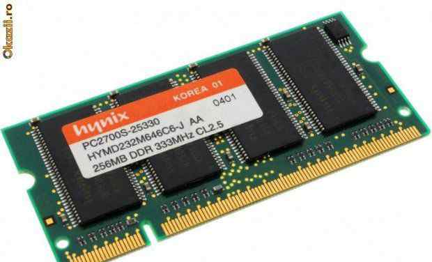 Фирменная память Hynix 256 Mb SO-dimm