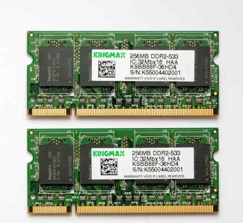 Память для ноутбука 256MB DDR2-533 Kingmax
