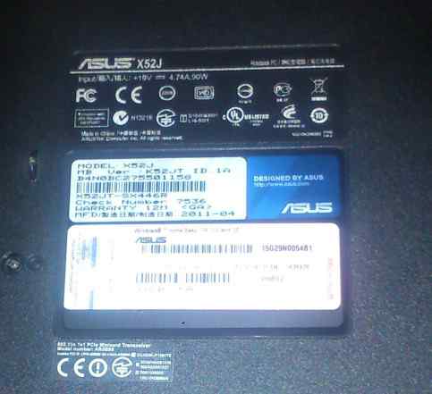 Asus X52J 15.6/2.1MHz/4Gb RAM/1Gb/320gb