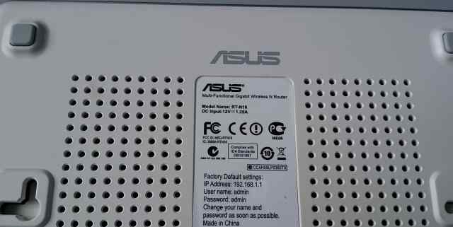 Роутер WI-FI (маршрутизатор) Asus RT-N16