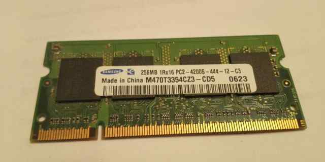  озу so-dimm DDR2 256MB 533 MHz