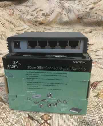 Hp/3com OfficeConnect Gigabit Switch 5 3C1670500C