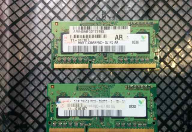 Hynix DDR3 SO-dimm 1GB (для ноутбука)