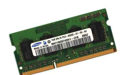 1+ 1 GB PC-8500 DDR3 1067MHz 204 Pin 