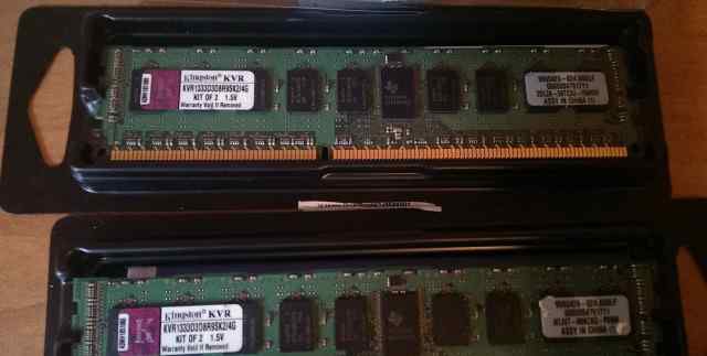 Модуль памяти Kingston 2х4 Гб DDR3 1333 ECC озу